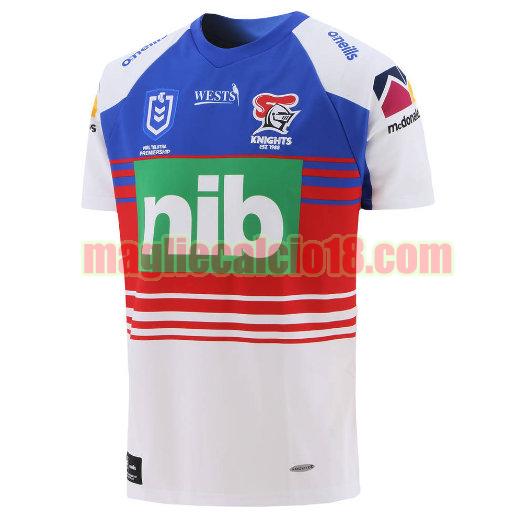 maglia rugby calcio newcastle knights 2021 seconda bianca