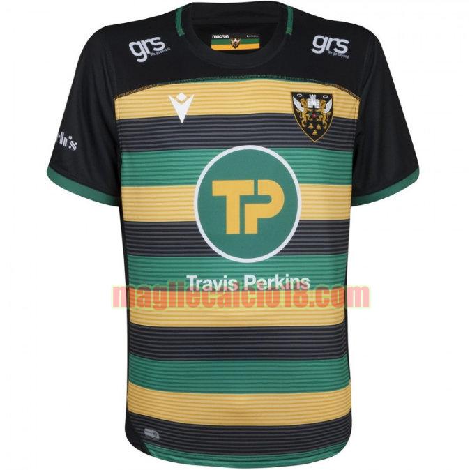 maglia rugby calcio northampton saints 2020-2021 prima nero