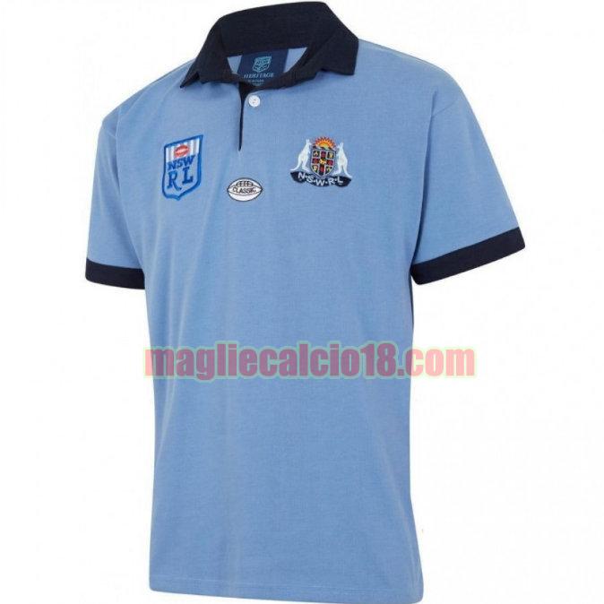 maglia rugby calcio nsw blues 1985 prima blu