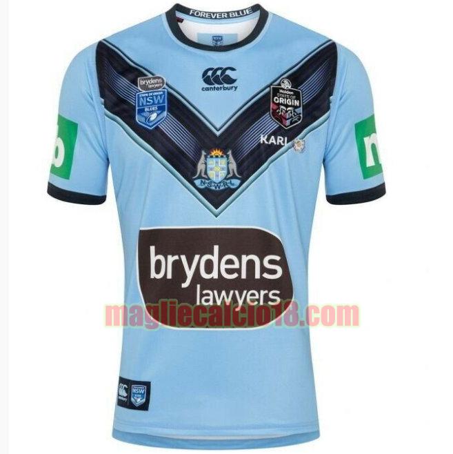 maglia rugby calcio nsw blues 2020 prima blu