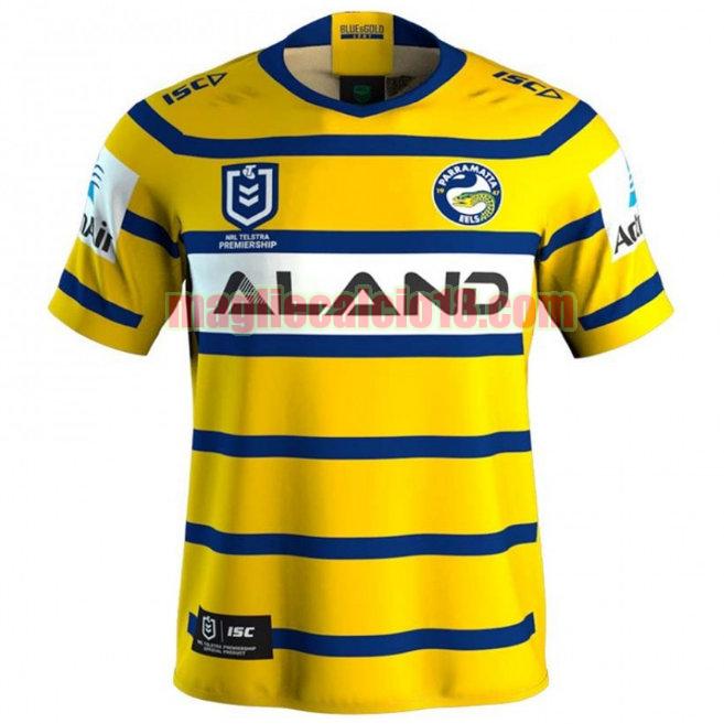 maglia rugby calcio parramatta eels 2019 seconda giallo