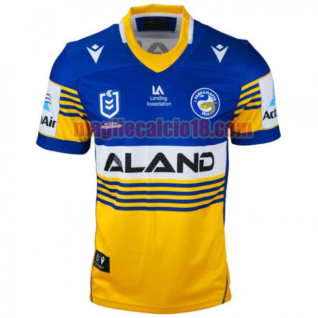 maglia rugby calcio parramatta eels 2021 prima giallo