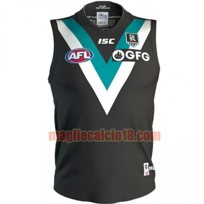 maglia rugby calcio port adelaide 2020 prima nero