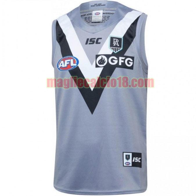 maglia rugby calcio port adelaide 2020 seconda grigio