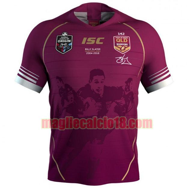 maglia rugby calcio queensland maroons 2018 billy slater viola