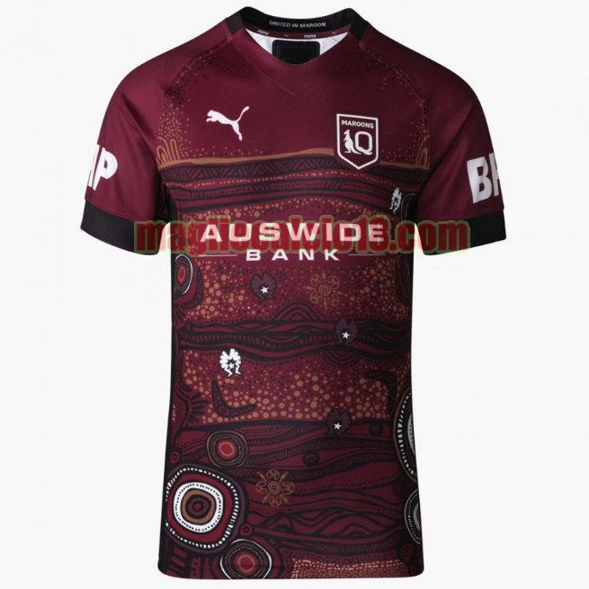 maglia rugby calcio queensland maroons 2021 indigenous viola