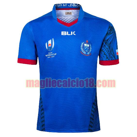 maglia rugby calcio samoa 2019 prima blu