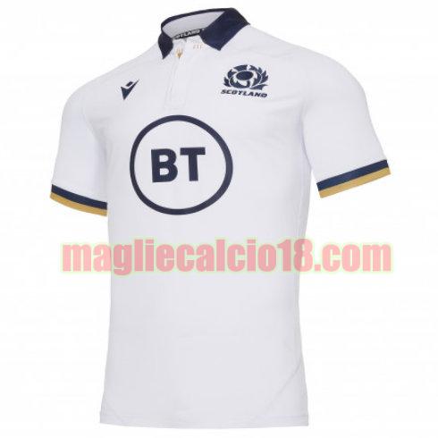 maglia rugby calcio scotland 2021 seconda bianca