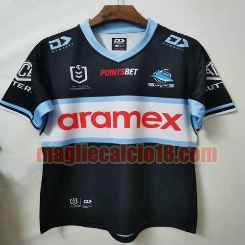 maglia rugby calcio sharks 2022 seconda