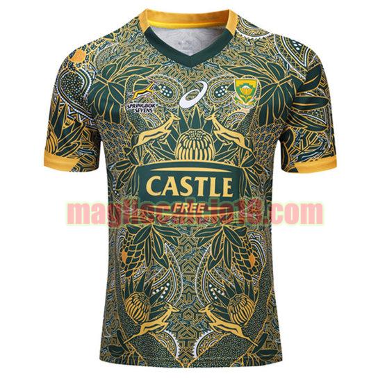 maglia rugby calcio south africa 100th commemorative giallo