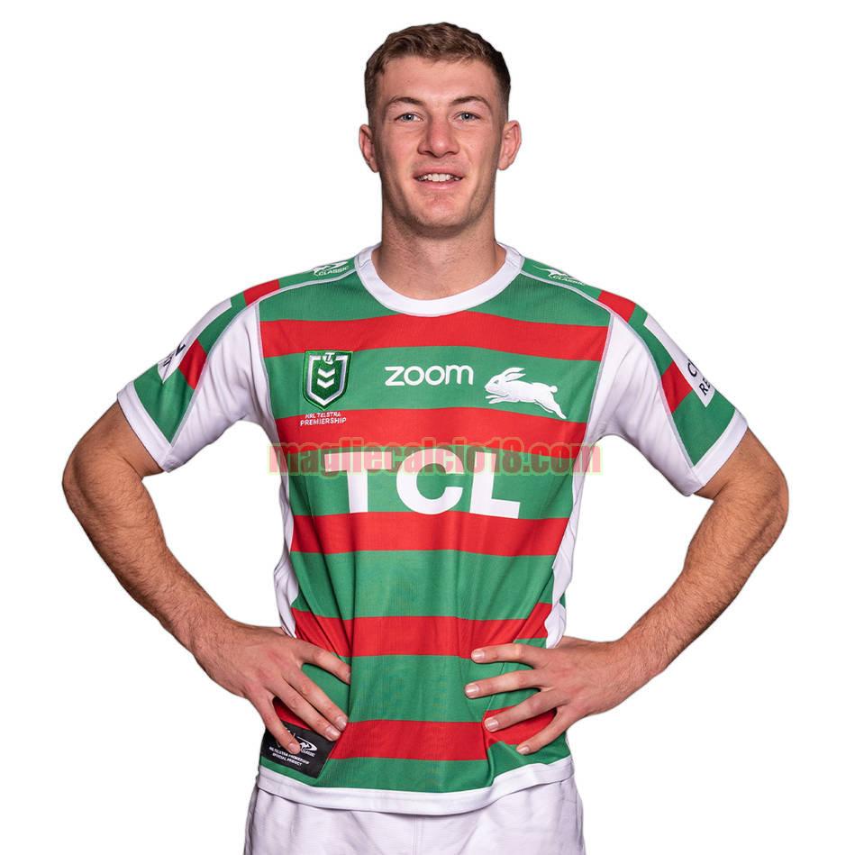 maglia rugby calcio south sydney rabbitohs 2021 seconda bianca