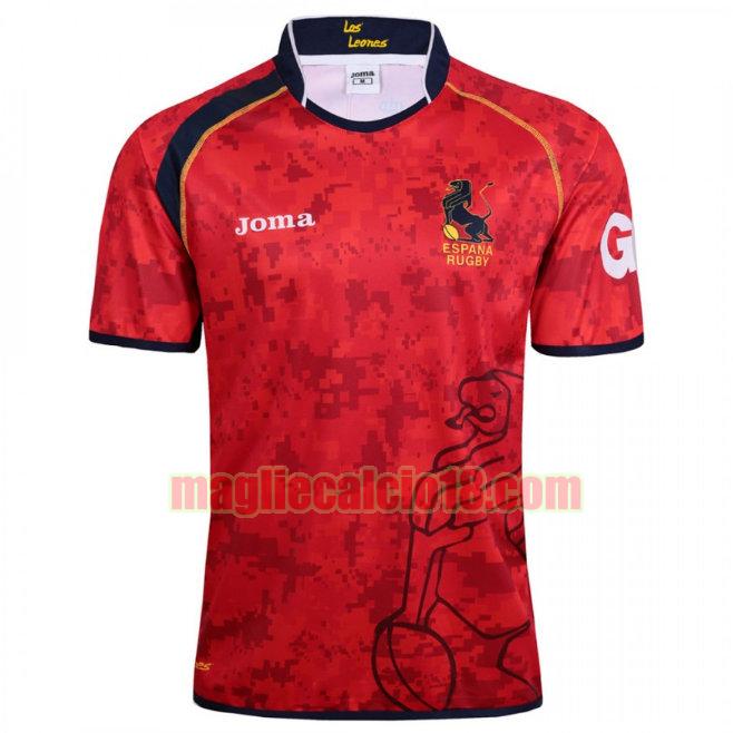 maglia rugby calcio spain 2017 prima rosso