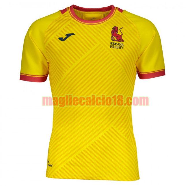 maglia rugby calcio spain 2021 seconda giallo