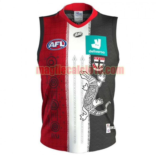 maglia rugby calcio st kilda saints 2020 indigenous nero