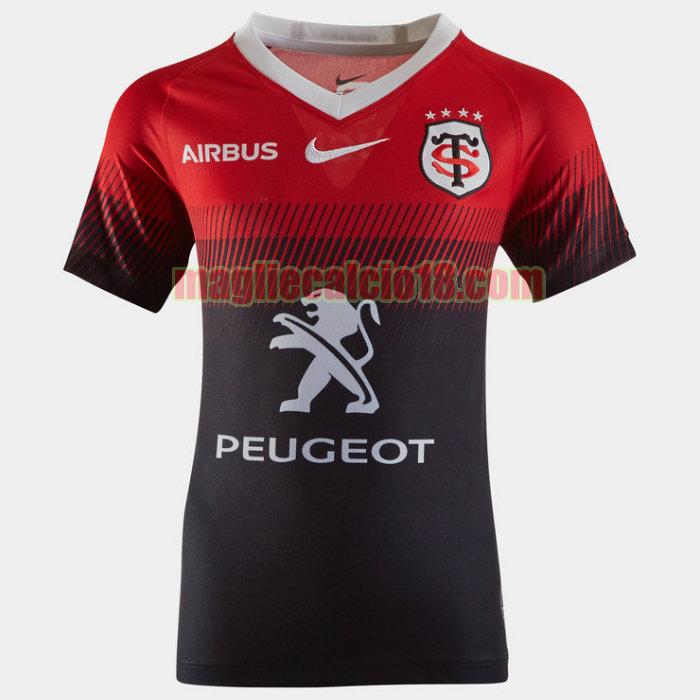 maglia rugby calcio stade toulousain 2019-2020 prima nero