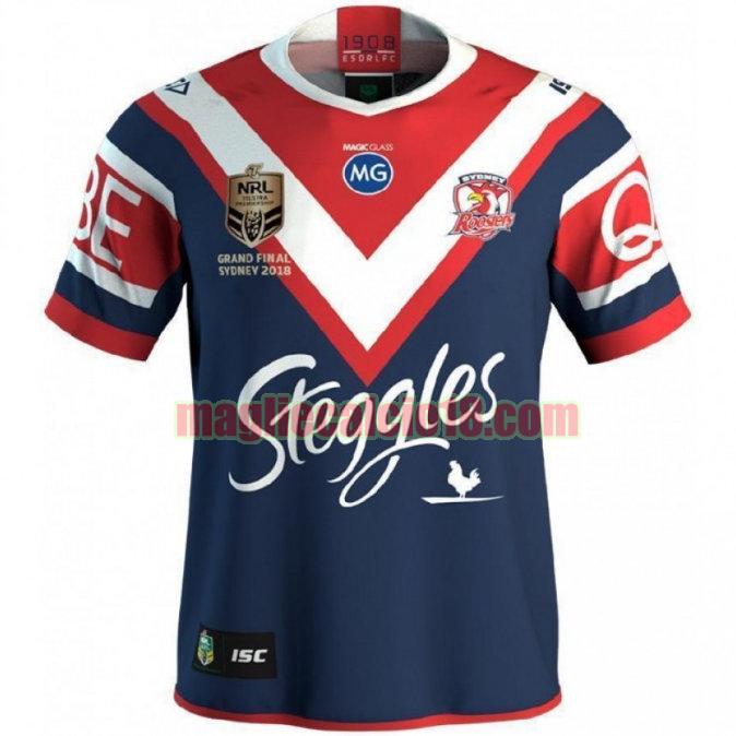 maglia rugby calcio sydney roosters 2018 premiers blu