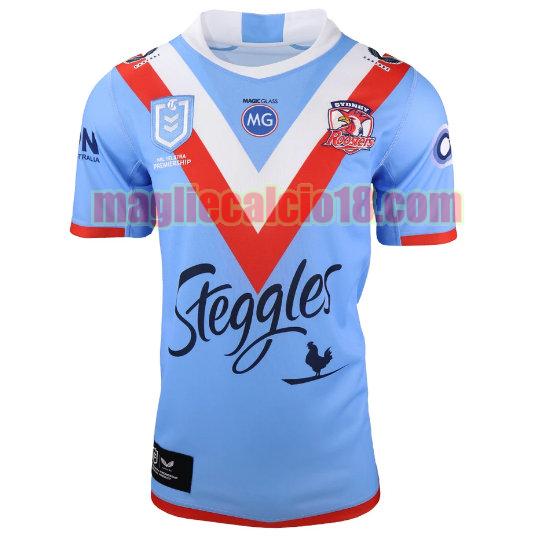 maglia rugby calcio sydney roosters 2021 anzac blu