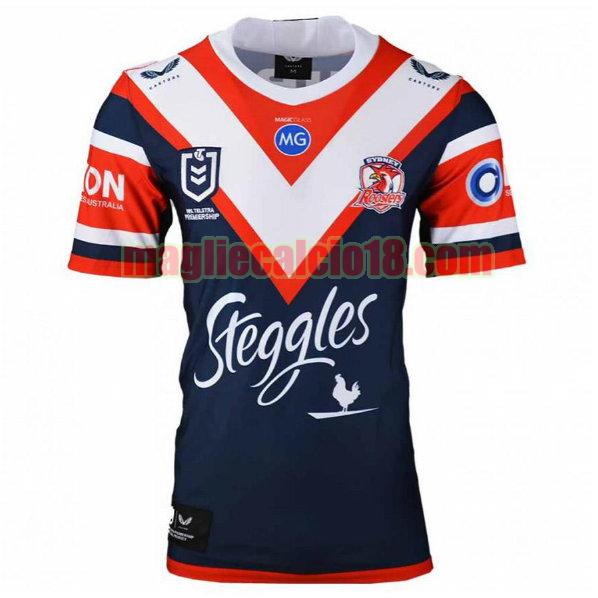 maglia rugby calcio sydney roosters 2021 prima blu