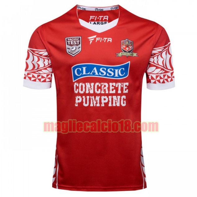 maglia rugby calcio tonga 2017 prima rosso