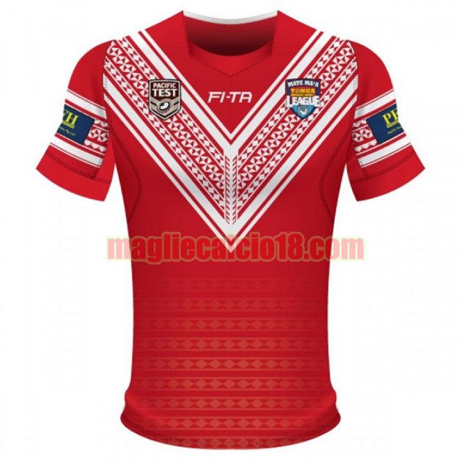 maglia rugby calcio tonga 2018 prima rosso