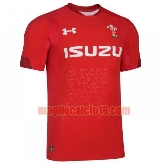 maglia rugby calcio wales 2019 prima rosso