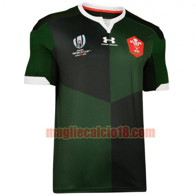 maglia rugby calcio wales 2019 seconda verde