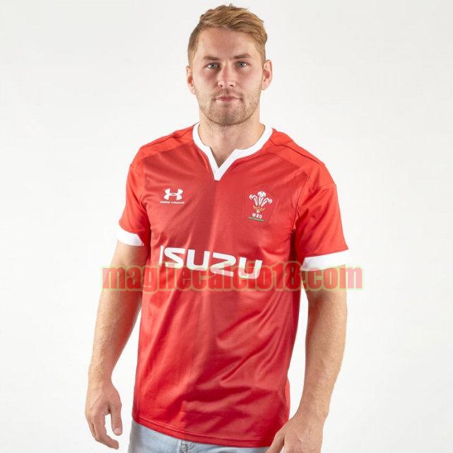 maglia rugby calcio wales 2020 prima rosso