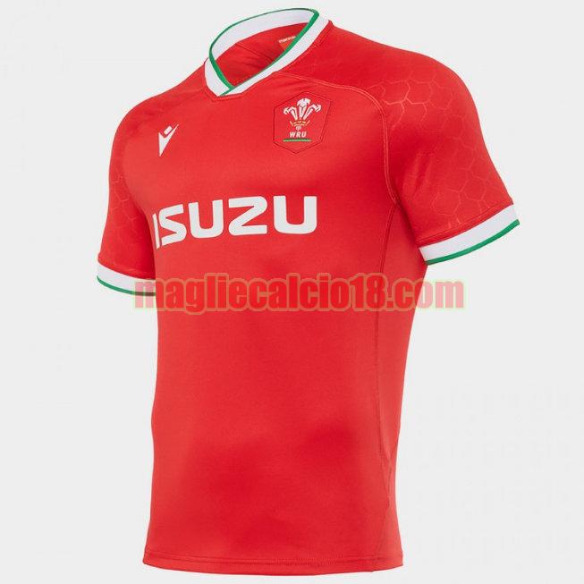 maglia rugby calcio wales 2021-22 prima rosso