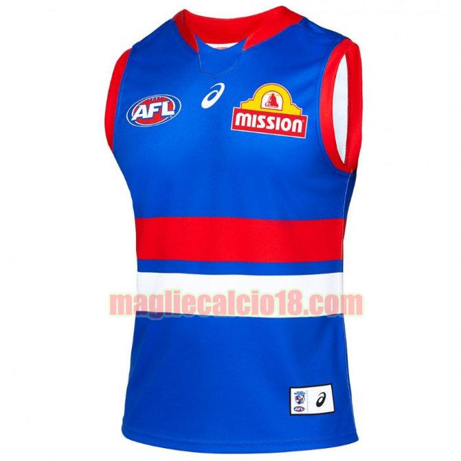 maglia rugby calcio western bulldogs 2021 prima blu