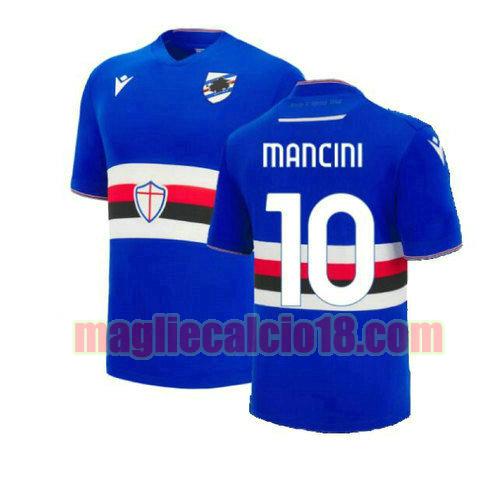 maglia sampdoria 2022-2023 prima mancini 10