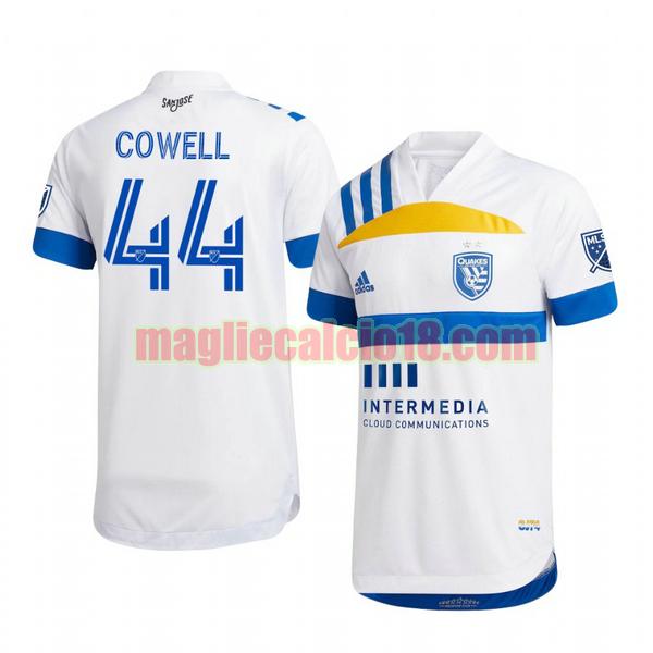 maglia san jose earthquakes 2020-2021 seconda cade cowell 44