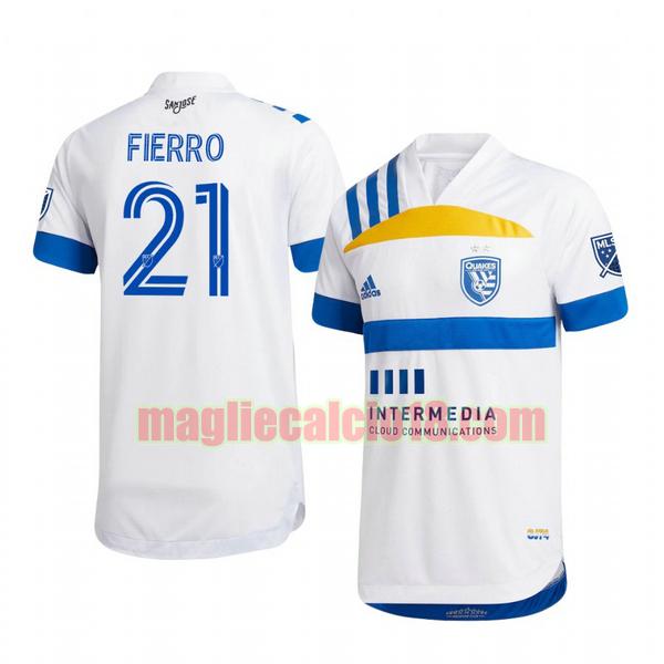 maglia san jose earthquakes 2020-2021 seconda carlos fierro 21