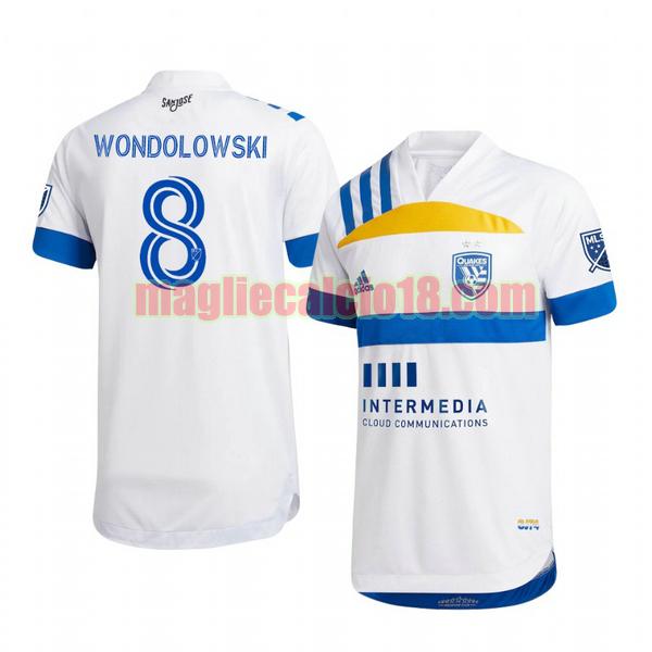 maglia san jose earthquakes 2020-2021 seconda chris wondolowski 8