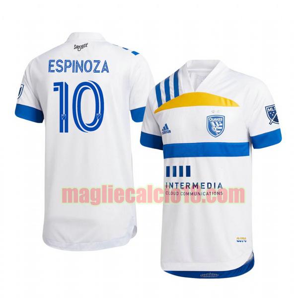 maglia san jose earthquakes 2020-2021 seconda cristian espinoza 10