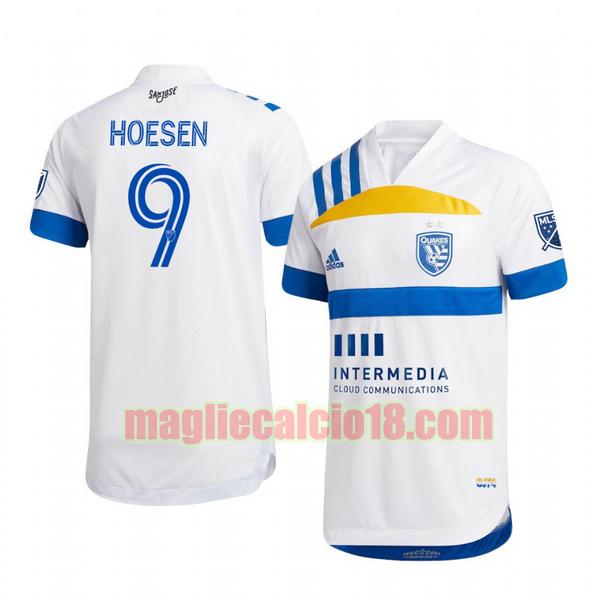 maglia san jose earthquakes 2020-2021 seconda danny hoesen 9