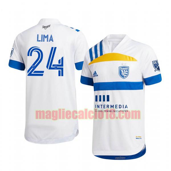 maglia san jose earthquakes 2020-2021 seconda nick lima 24