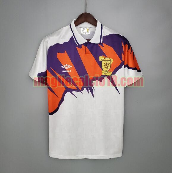 maglia scozia 1991-1993 seconda divisa manica corta