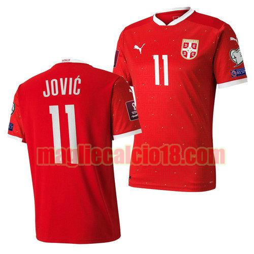 maglia serbia 2022 prima luka jovic 11
