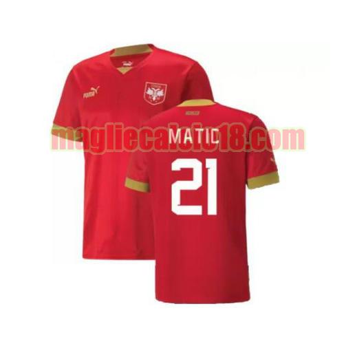 maglia serbia 2022 prima matic 21