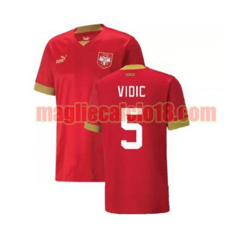 maglia serbia 2022 prima vidic 5