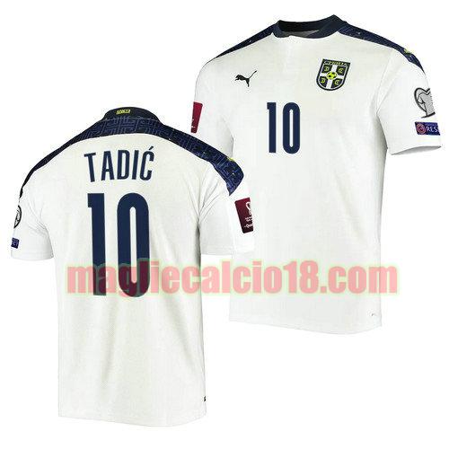 maglia serbia 2022 seconda dusan tadic 10