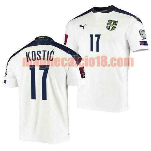 maglia serbia 2022 seconda filip kostic 17
