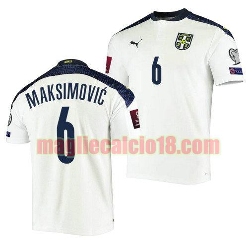 maglia serbia 2022 seconda nemanja maksimovic 6
