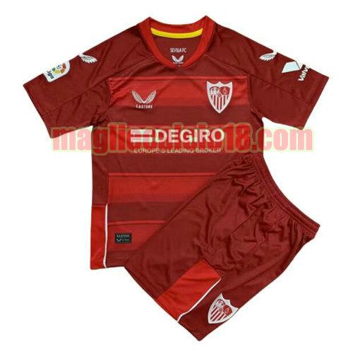 maglia siviglia fc 2022-2023 bambino seconda