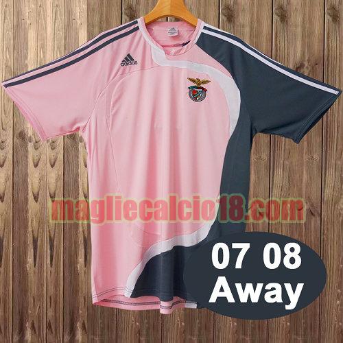 maglia sl benfica 2007-2008 seconda