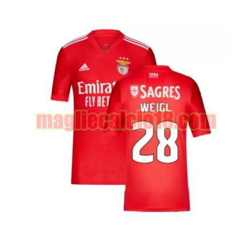 maglia sl benfica 2021-2022 prima weigl 28