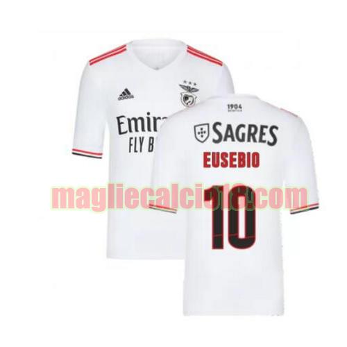 maglia sl benfica 2021-2022 seconda eusebio 10