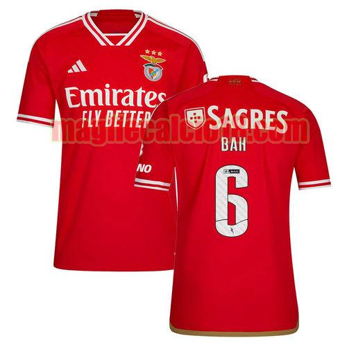 maglia sl benfica 2023-2024 alexander bah 6 prima