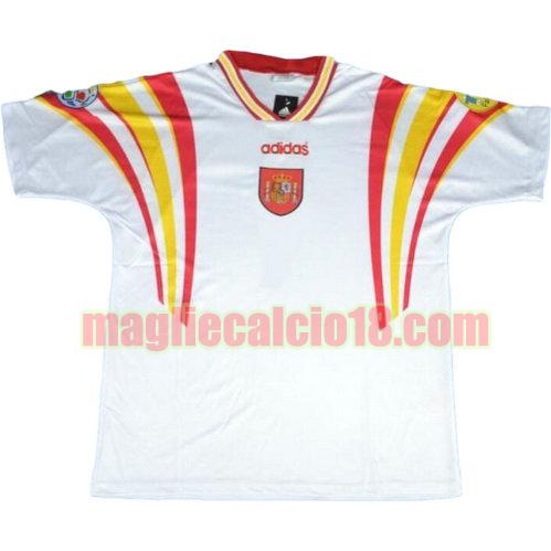 maglia spagna 1996 seconda divisa manica corta