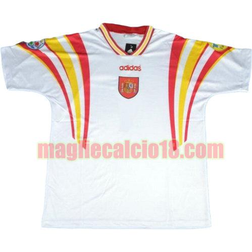 maglia spagna 1996 seconda divisa manica corta